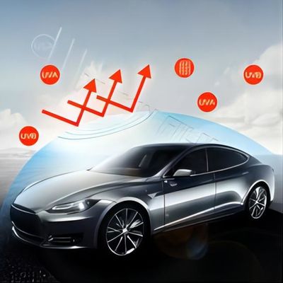 Dobra cena. 70% odrzucanie ciepła Kontrola słoneczna Film okna samochodowego podwójna warstwa zmniejszające blask 2 mil w Internecie