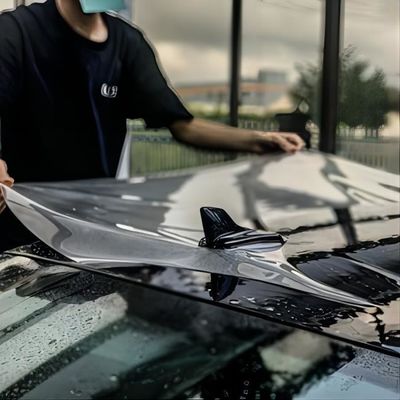 Dobra cena. Anti Yellow Easy Install TPU PPF Film ochronny od farb samochodowych 42N Wytrzymałość na roztrzaskanie 150μM w Internecie